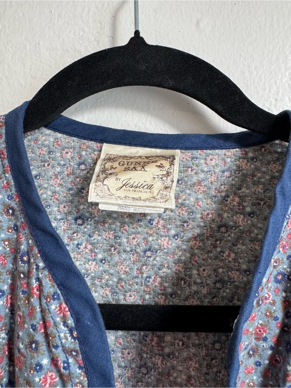 Vintage 1970s Gunne Sax Calico Floral Midi Dress and Matching Bolero Set - Picture 10 of 11